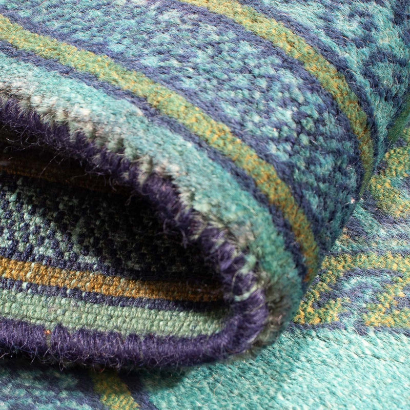 Tappeto Pakistani - 92 x 64 cm - blu chiaro