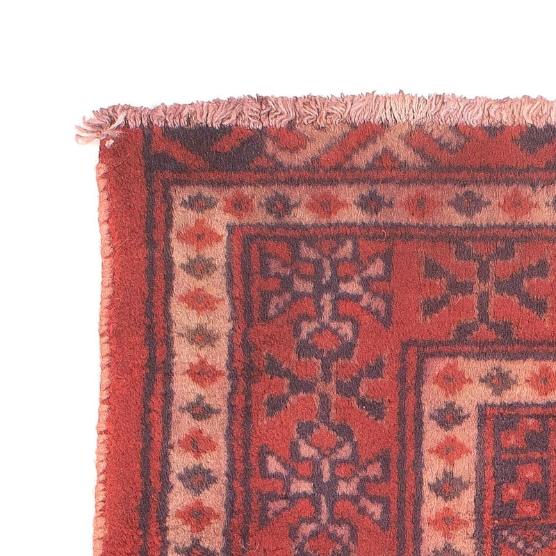 Tappeto Turkaman - 86 x 57 cm - rosso scuro