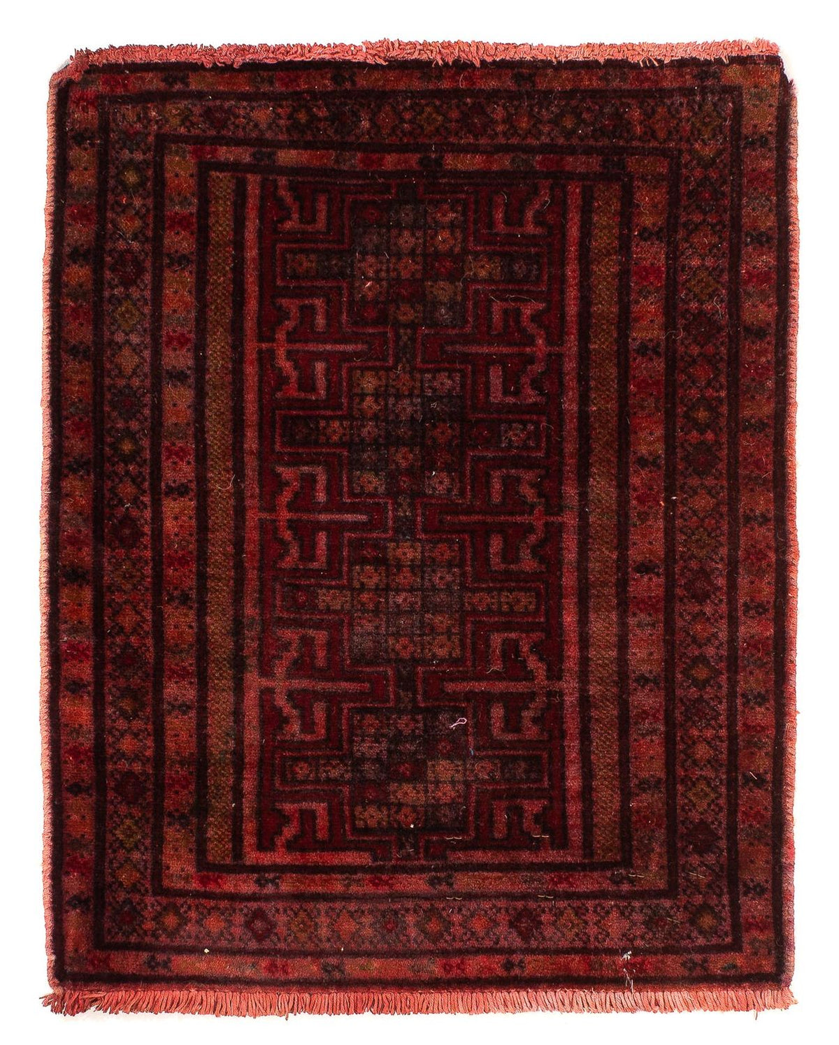 Tappeto Pakistani - 76 x 56 cm - rosso chiaro