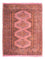 Tappeto Turkaman - 86 x 68 cm - rosso chiaro