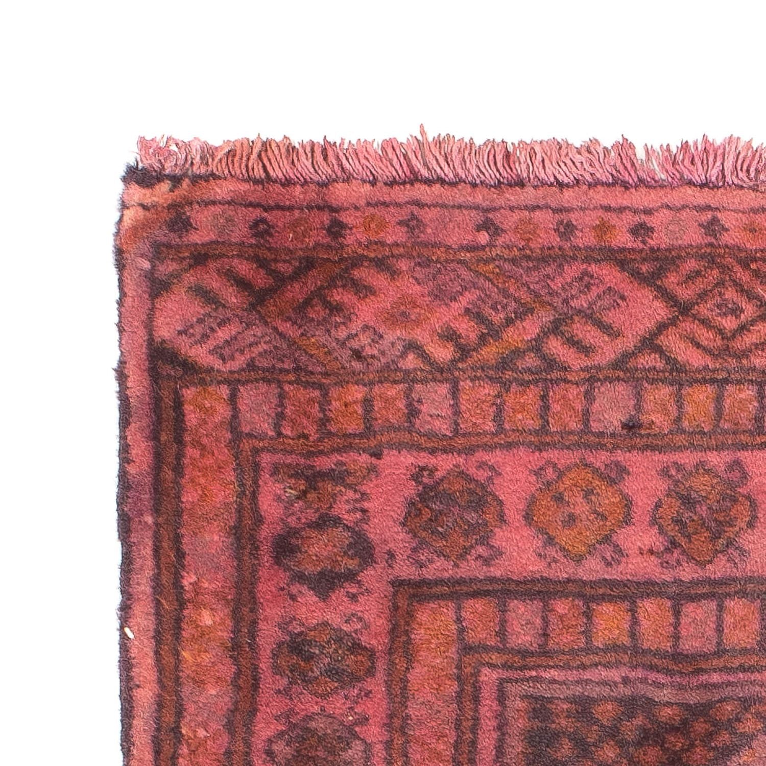 Tappeto Turkaman - 86 x 63 cm - rosso chiaro