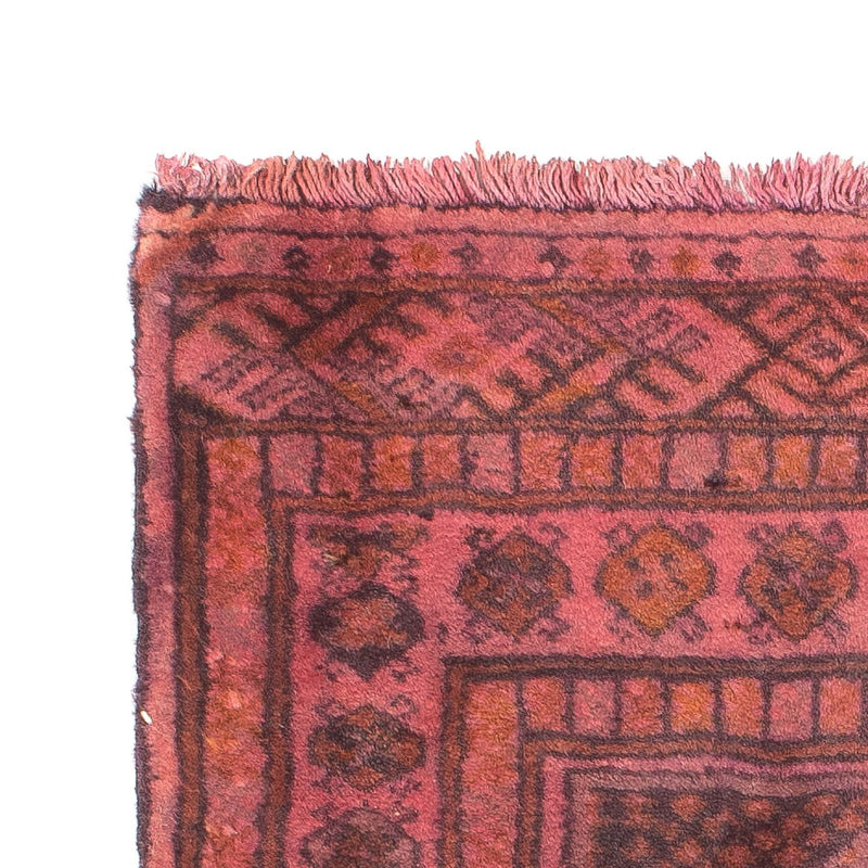 Tappeto Turkaman - 86 x 63 cm - rosso chiaro