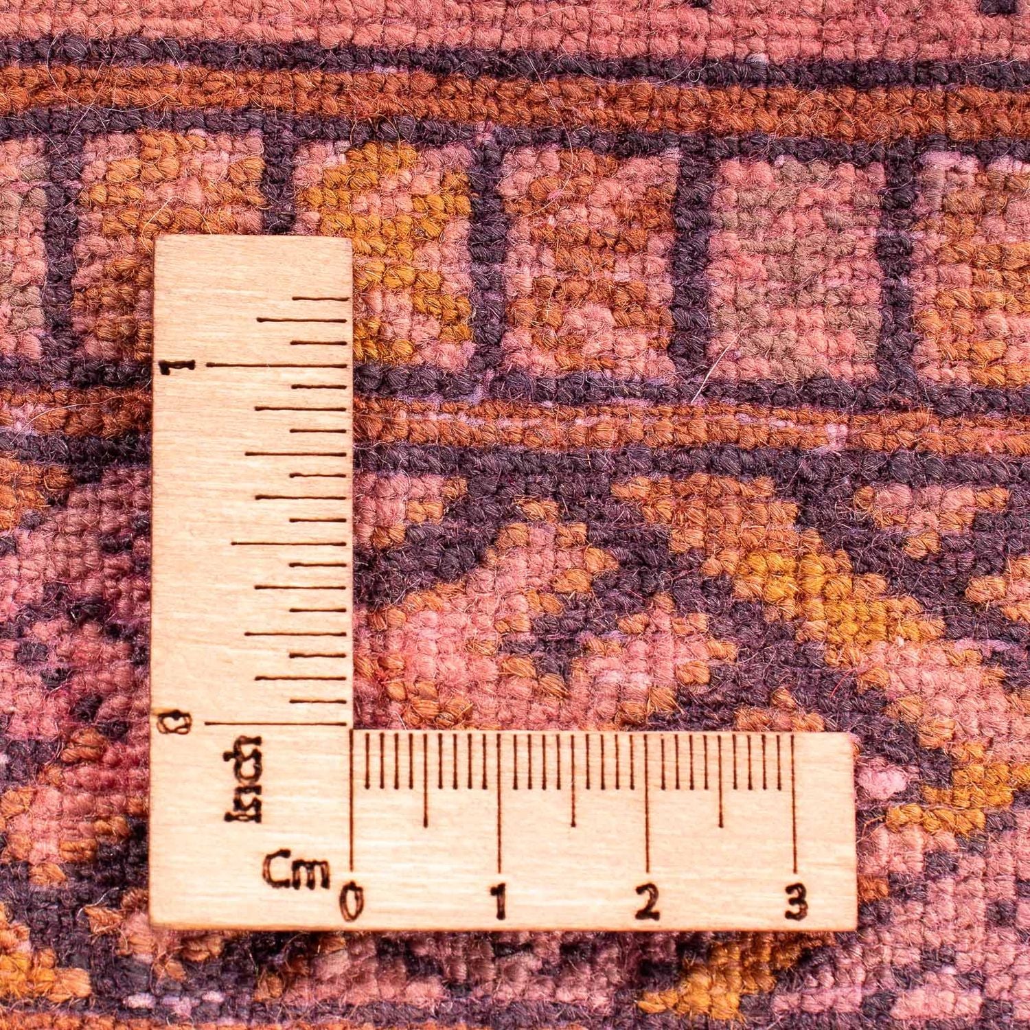 Tappeto Turkaman - 86 x 63 cm - rosso chiaro