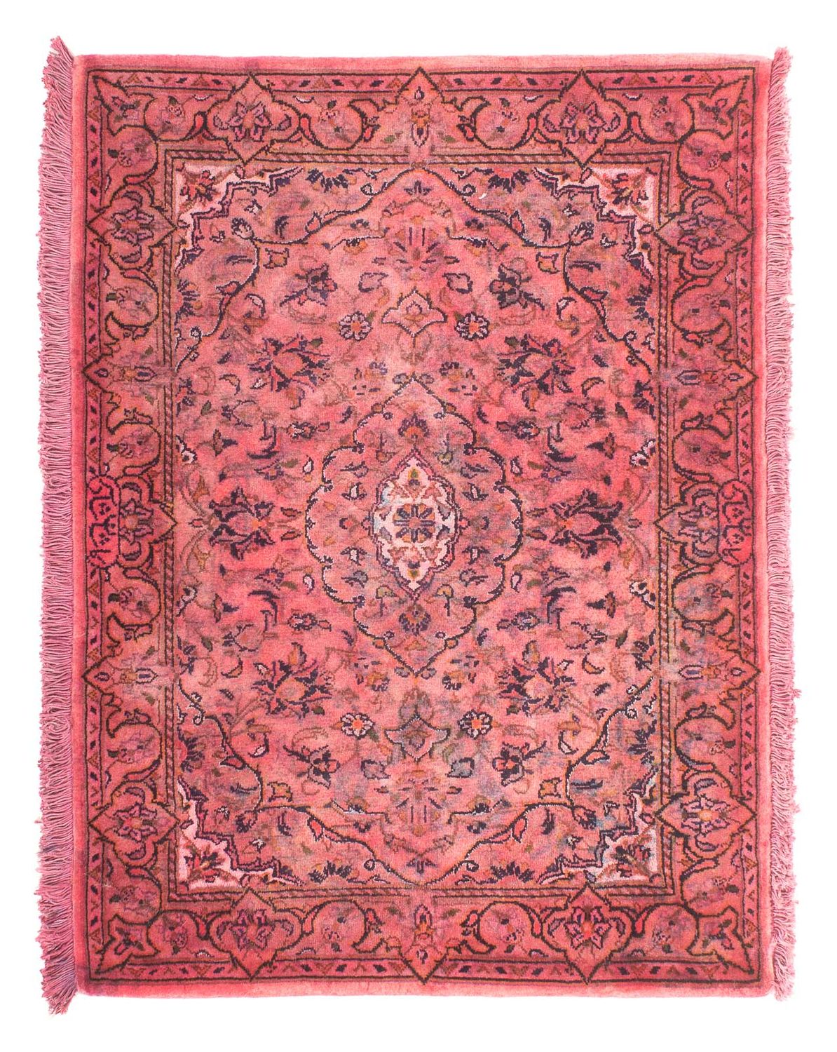 Tappeto Persero - Keshan - 98 x 70 cm - rosso chiaro