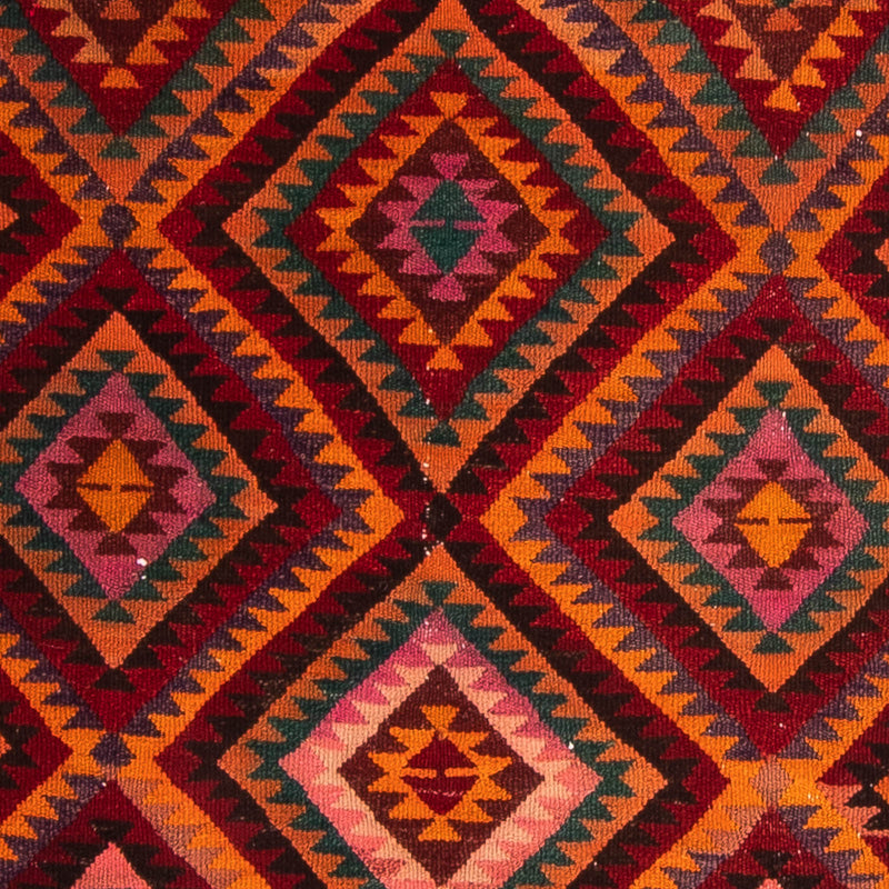 Tappeto corsia Tappeto Kelim - Vecchio - 300 x 140 cm - multicolore