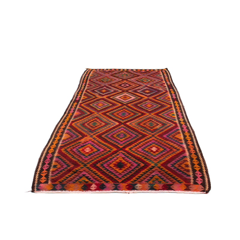 Tappeto corsia Tappeto Kelim - Vecchio - 300 x 140 cm - multicolore