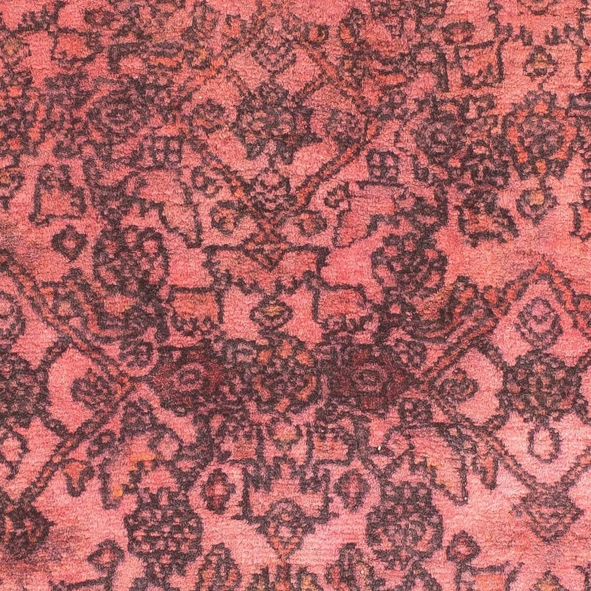 Tappeto Persero - Classico quadrato  - 72 x 67 cm - rosso chiaro