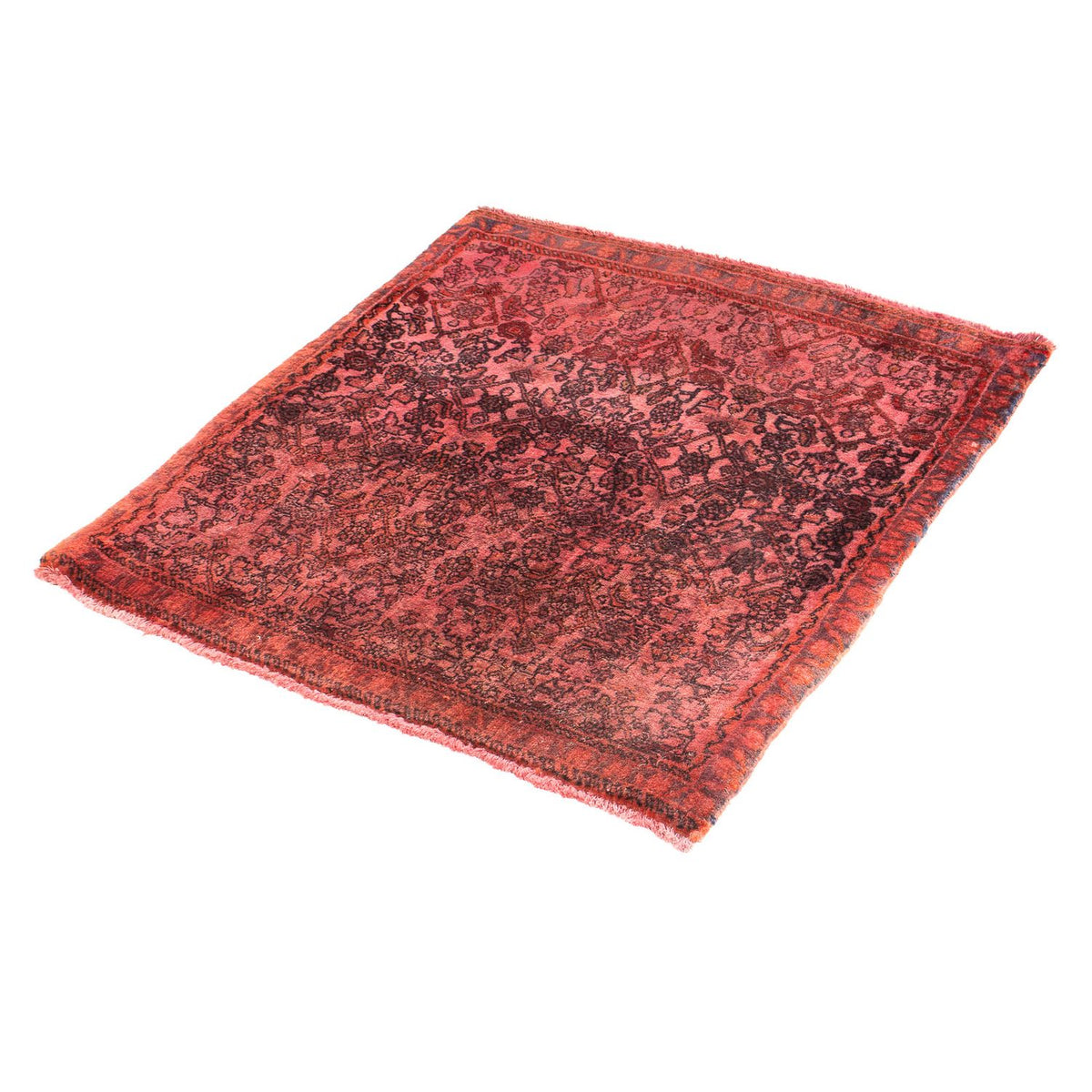 Tappeto Persero - Classico quadrato  - 72 x 67 cm - rosso chiaro
