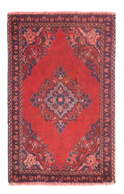 Tappeto Persero - Keshan - 87 x 57 cm - rosso scuro
