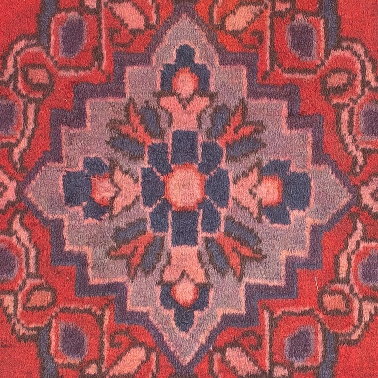 Tappeto Persero - Keshan - 87 x 57 cm - rosso scuro