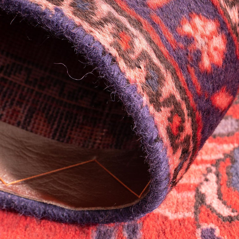 Tappeto Persero - Keshan - 87 x 57 cm - rosso scuro