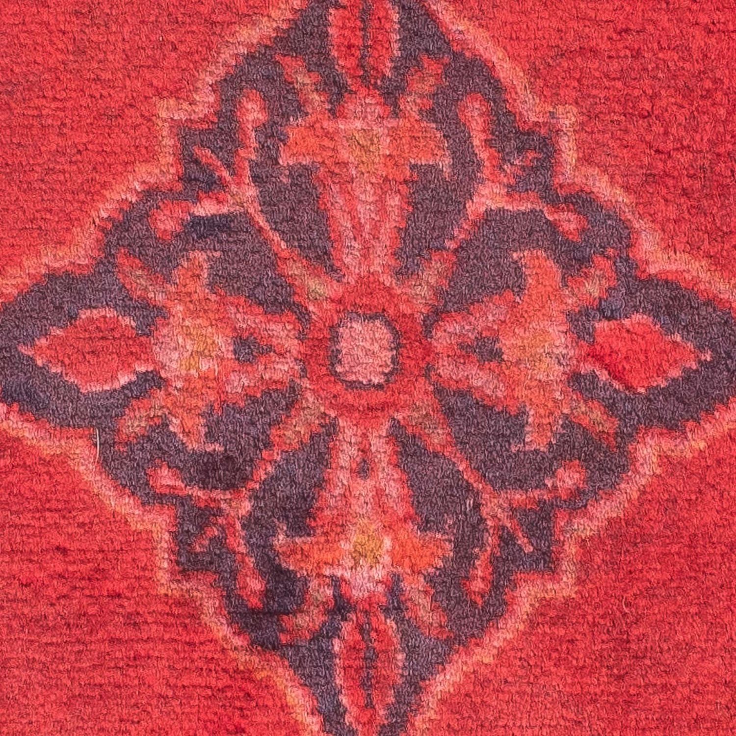 Tappeto Persero - Keshan - 94 x 60 cm - rosso scuro