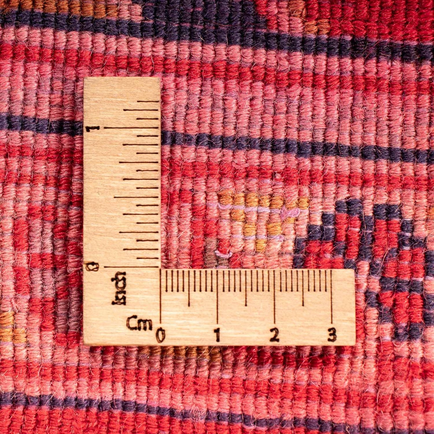Tappeto Persero - Keshan - 94 x 60 cm - rosso scuro