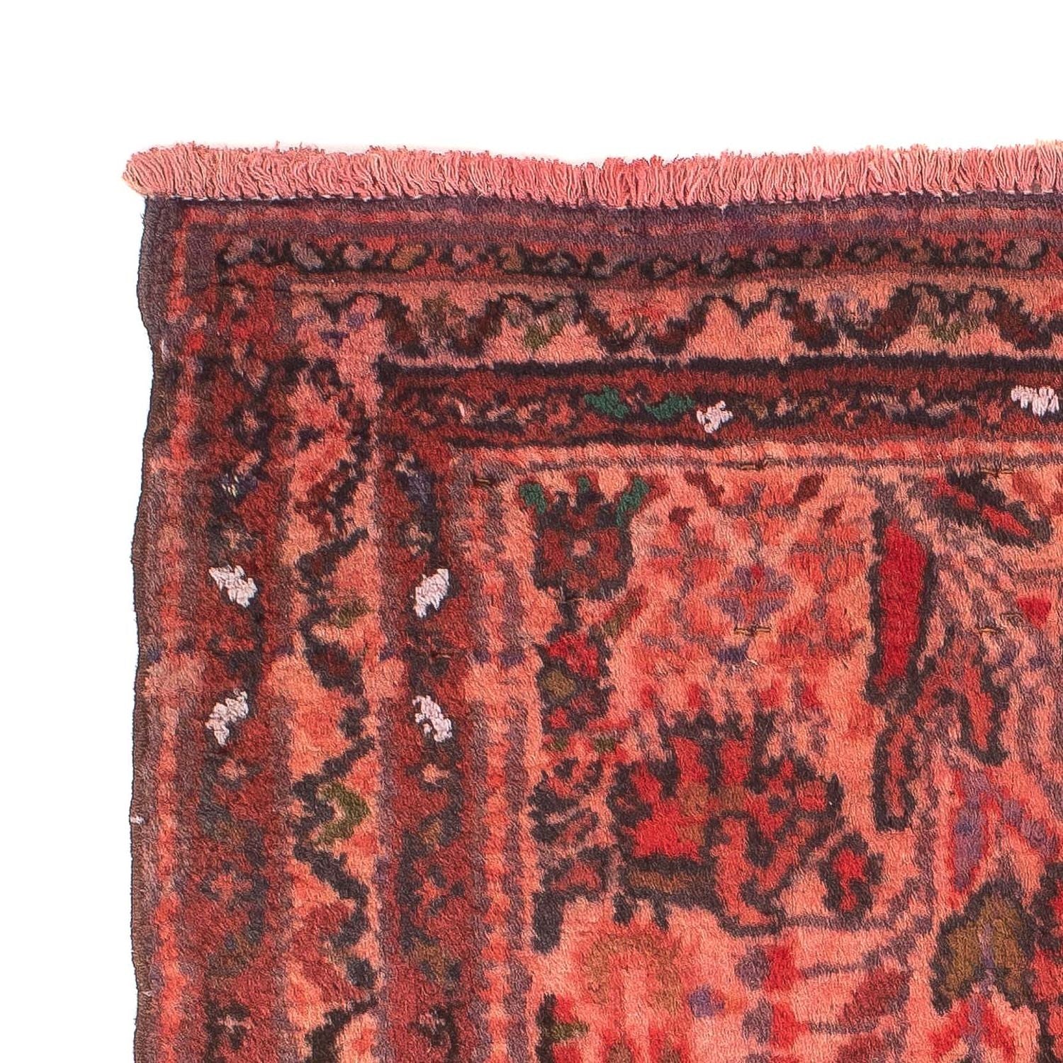 Tappeto Turkaman - 80 x 68 cm - rosso chiaro
