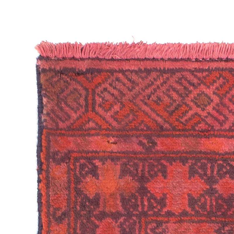 Tappeto Turkaman - 88 x 57 cm - rosso chiaro