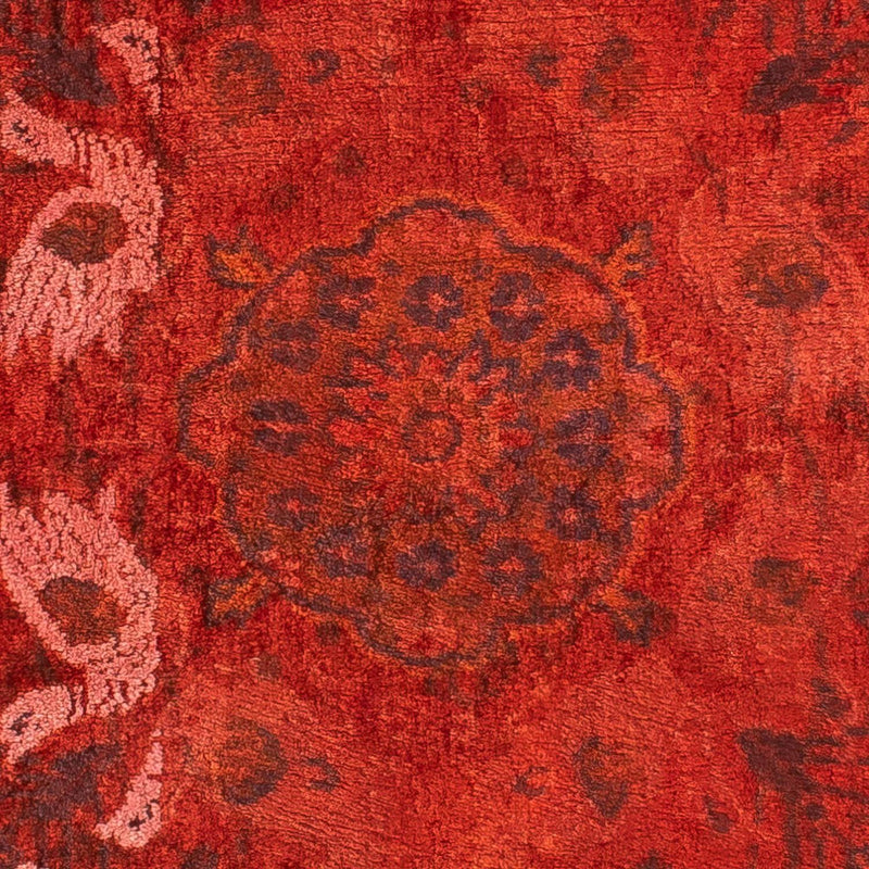 Tappeto Persero - Keshan - 93 x 60 cm - rosso scuro