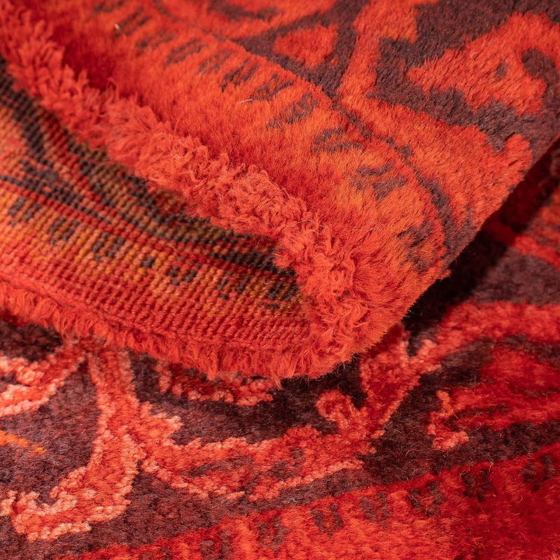 Tappeto Persero - Keshan - 93 x 60 cm - rosso scuro