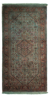 Tappeto orientale - Bidjar - Indo - 140 x 70 cm - blu chiaro