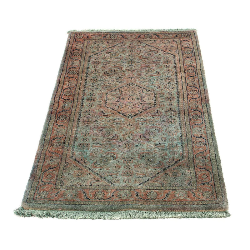 Tappeto orientale - Bidjar - Indo - 140 x 70 cm - blu chiaro