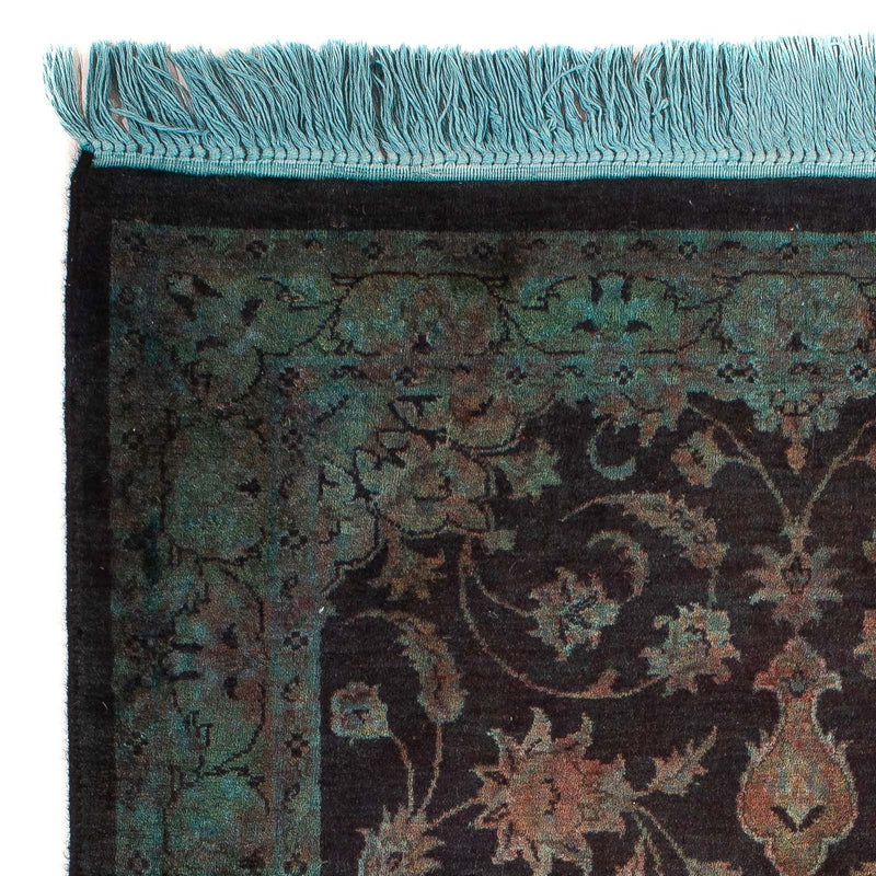 Tappeto orientale - Indo - 130 x 76 cm - blu chiaro