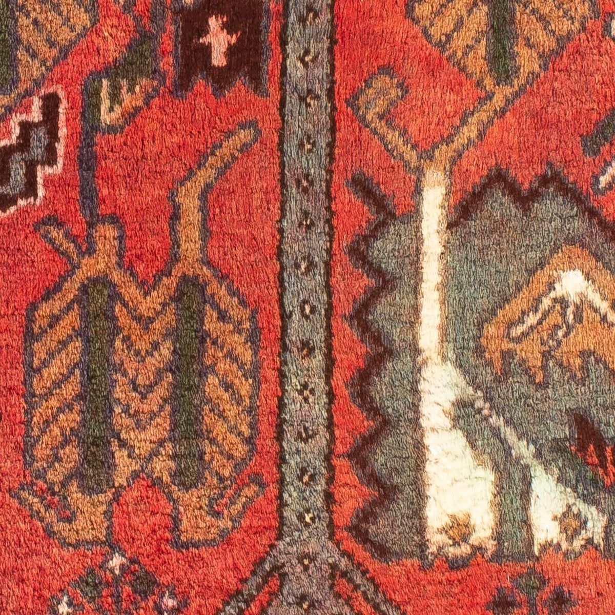 Tappeto Persero - Nomade - 99 x 82 cm - rosso scuro