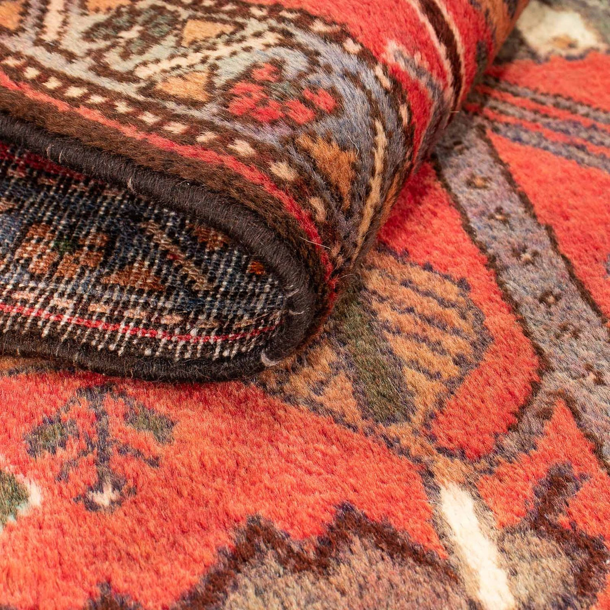 Tappeto Persero - Nomade - 99 x 82 cm - rosso scuro