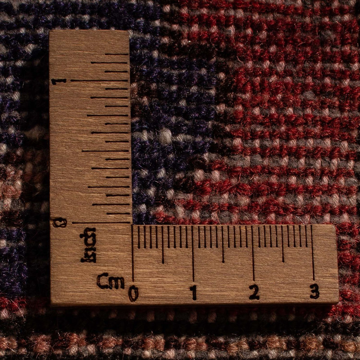 Tappeto Persero - Nomade - 99 x 82 cm - rosso scuro