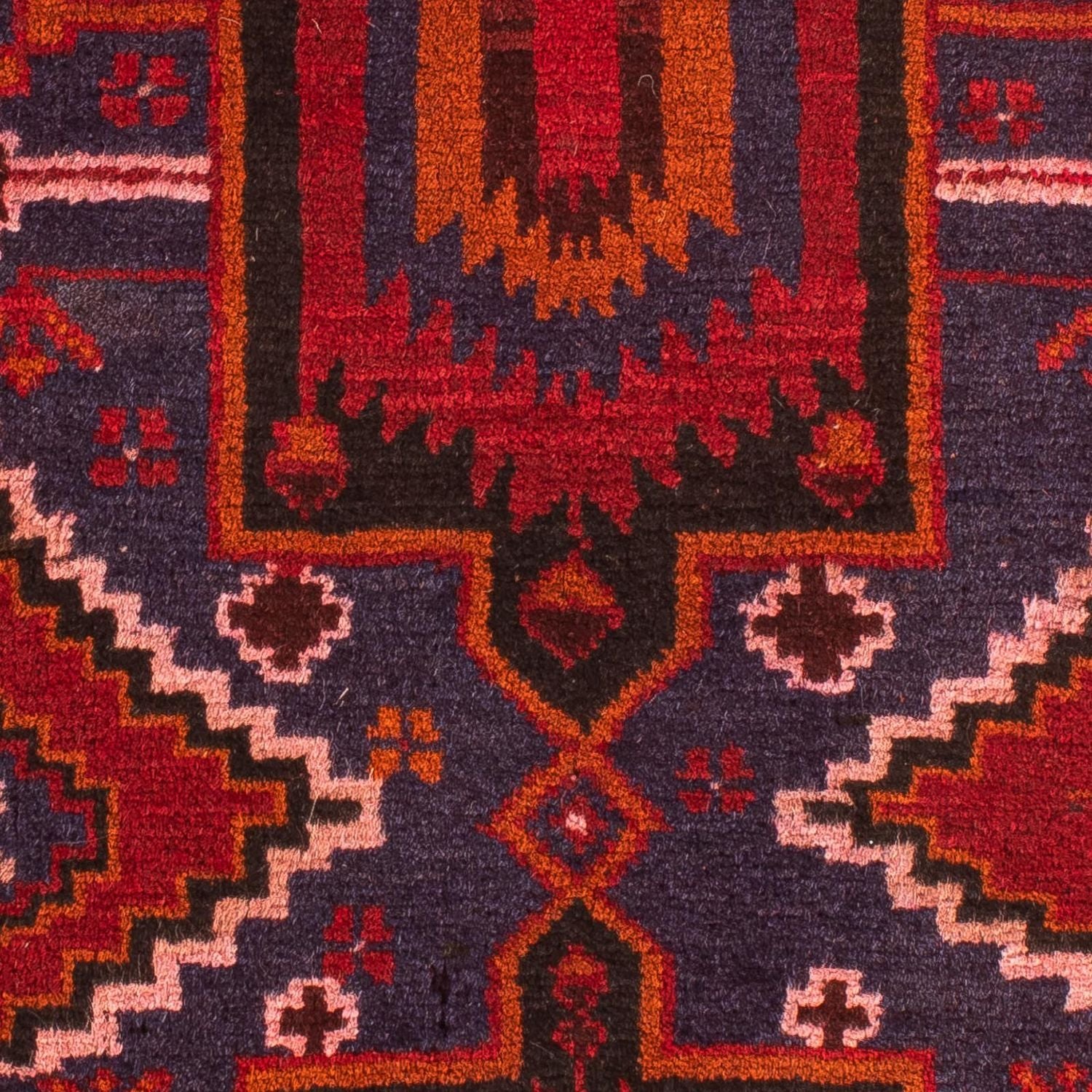 Tappeto Belutsch - 125 x 87 cm - rosso scuro