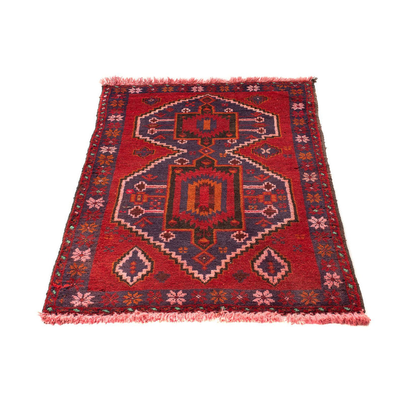 Tappeto Belutsch - 125 x 87 cm - rosso scuro