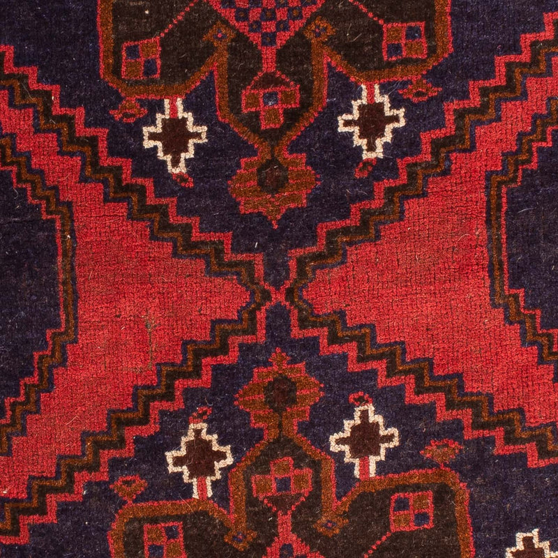 Tappeto Belutsch - 140 x 92 cm - rosso scuro