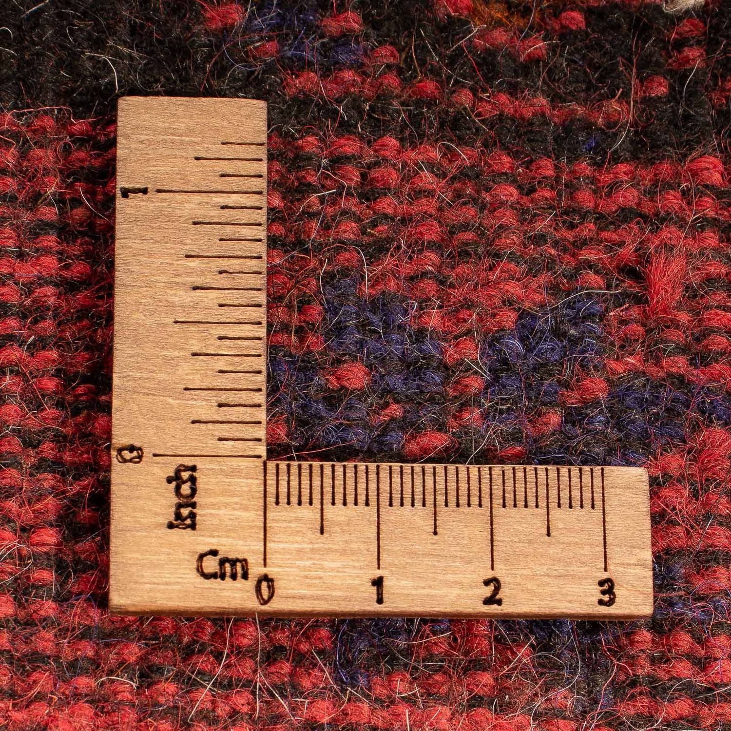 Tappeto Belutsch - 140 x 92 cm - rosso scuro