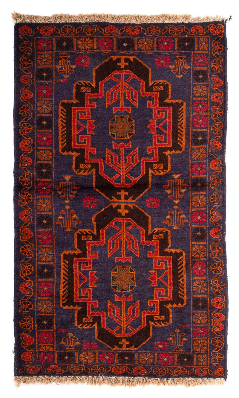 Tappeto Belutsch - 133 x 76 cm - blu scuro