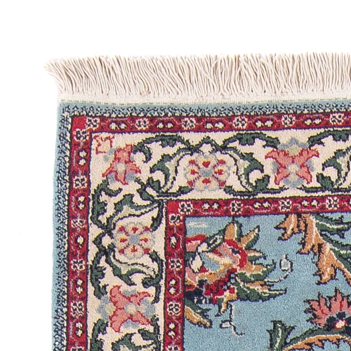 Tappeto orientale - Indo - 194 x 81 cm - blu chiaro