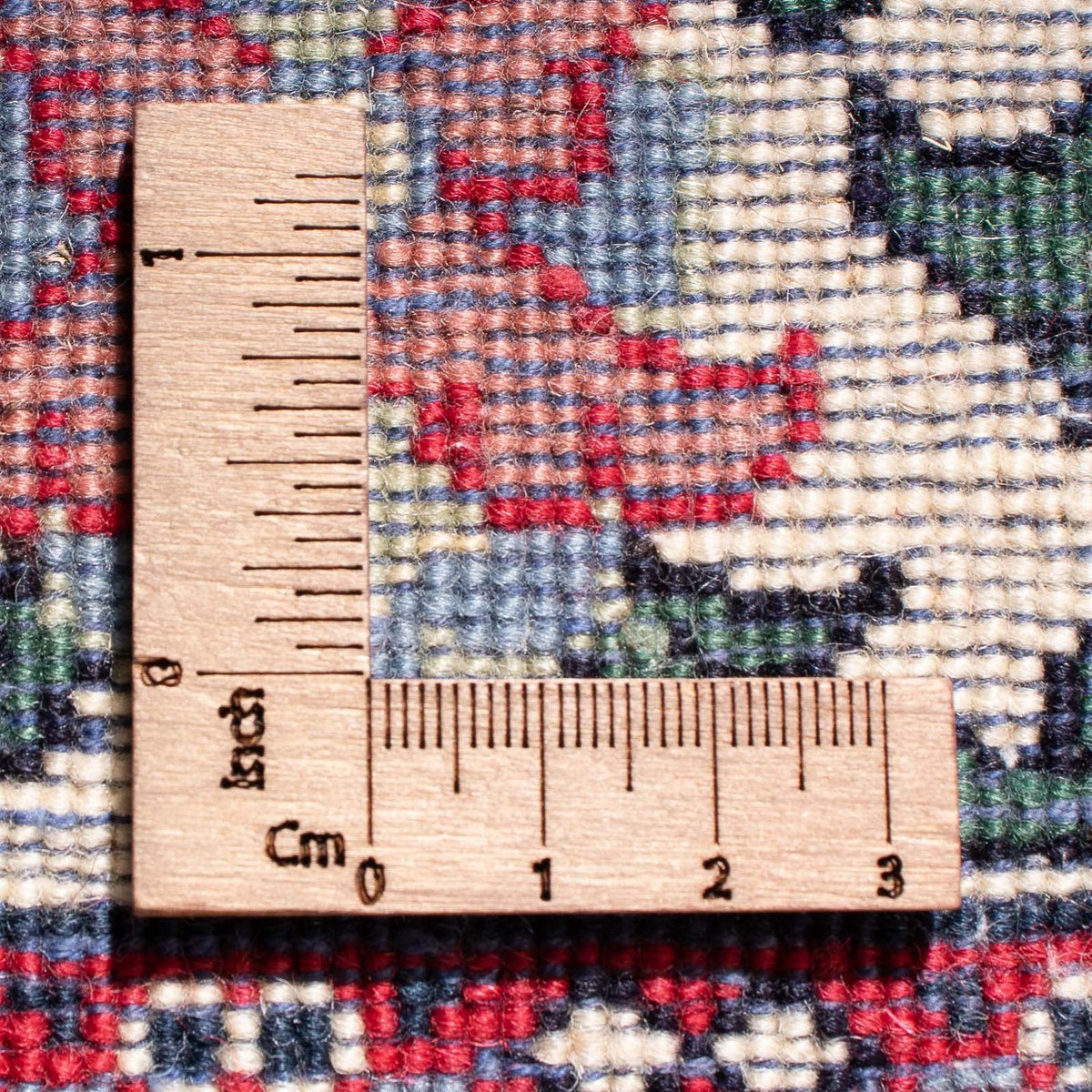 Tappeto orientale - Indo - 194 x 81 cm - blu chiaro