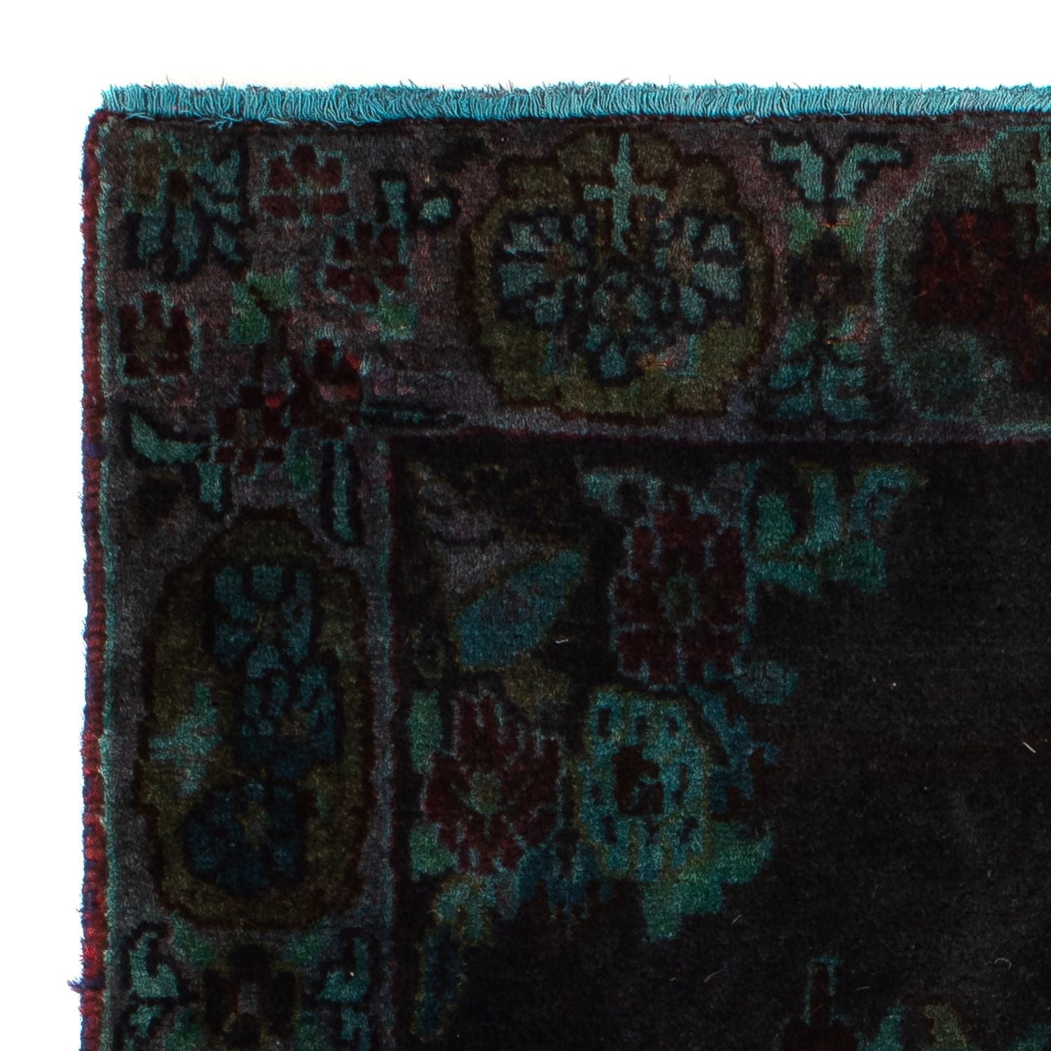 Tappeto Persero - Keshan - 117 x 65 cm - blu scuro