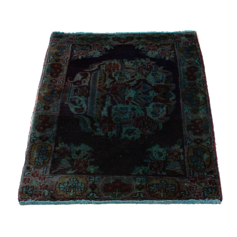 Tappeto Persero - Keshan - 117 x 65 cm - blu scuro