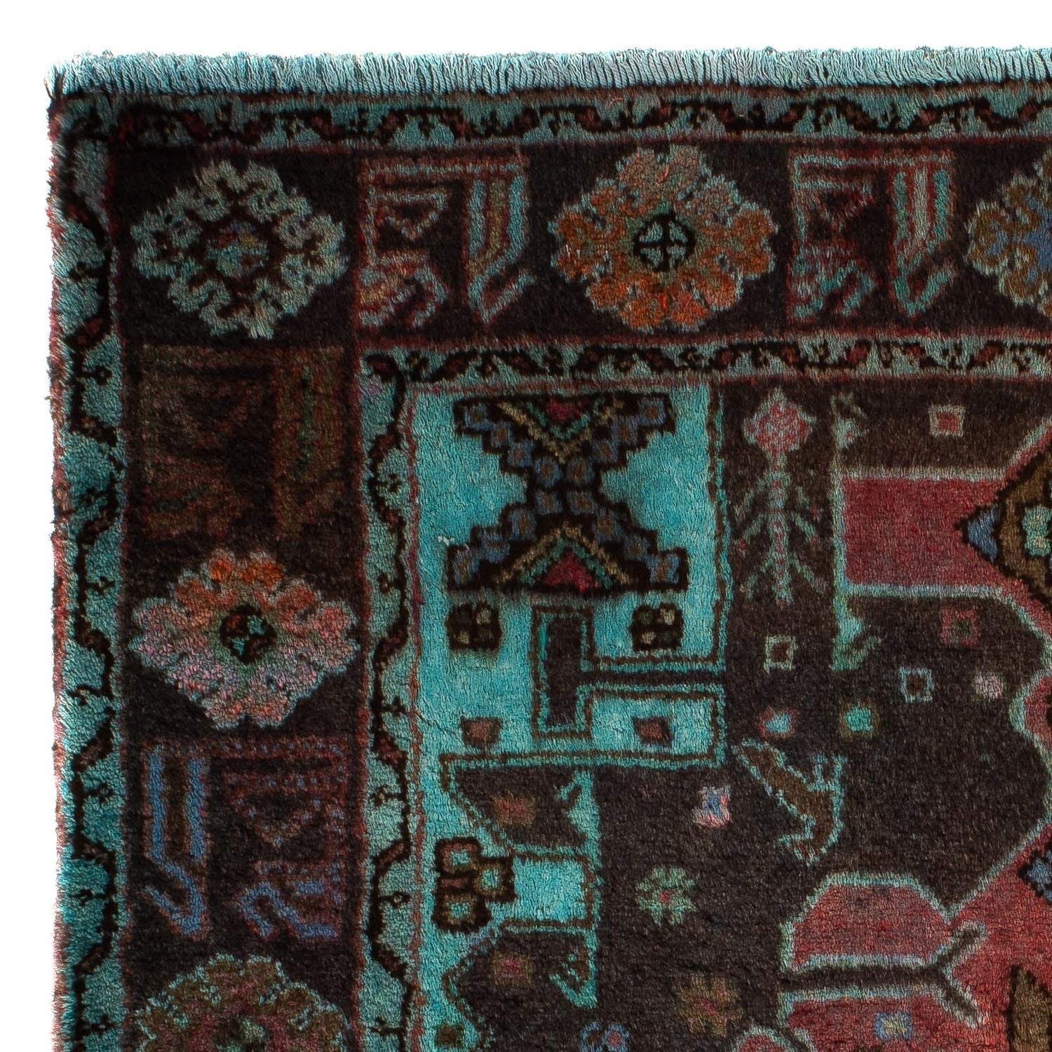 Tappeto Persero - Nomade quadrato  - 108 x 101 cm - multicolore