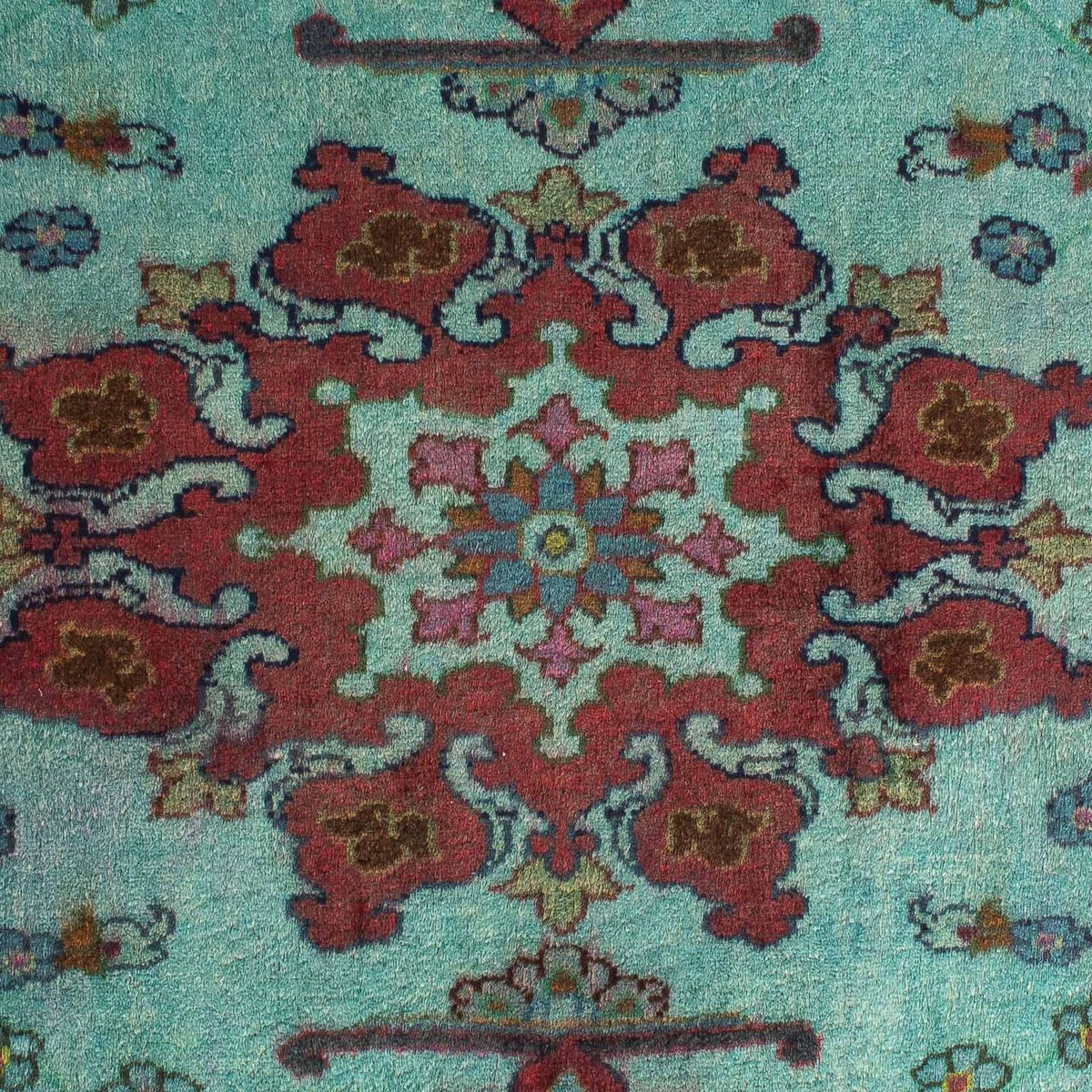 Tappeto Persero - Classico quadrato  - 105 x 104 cm - blu chiaro