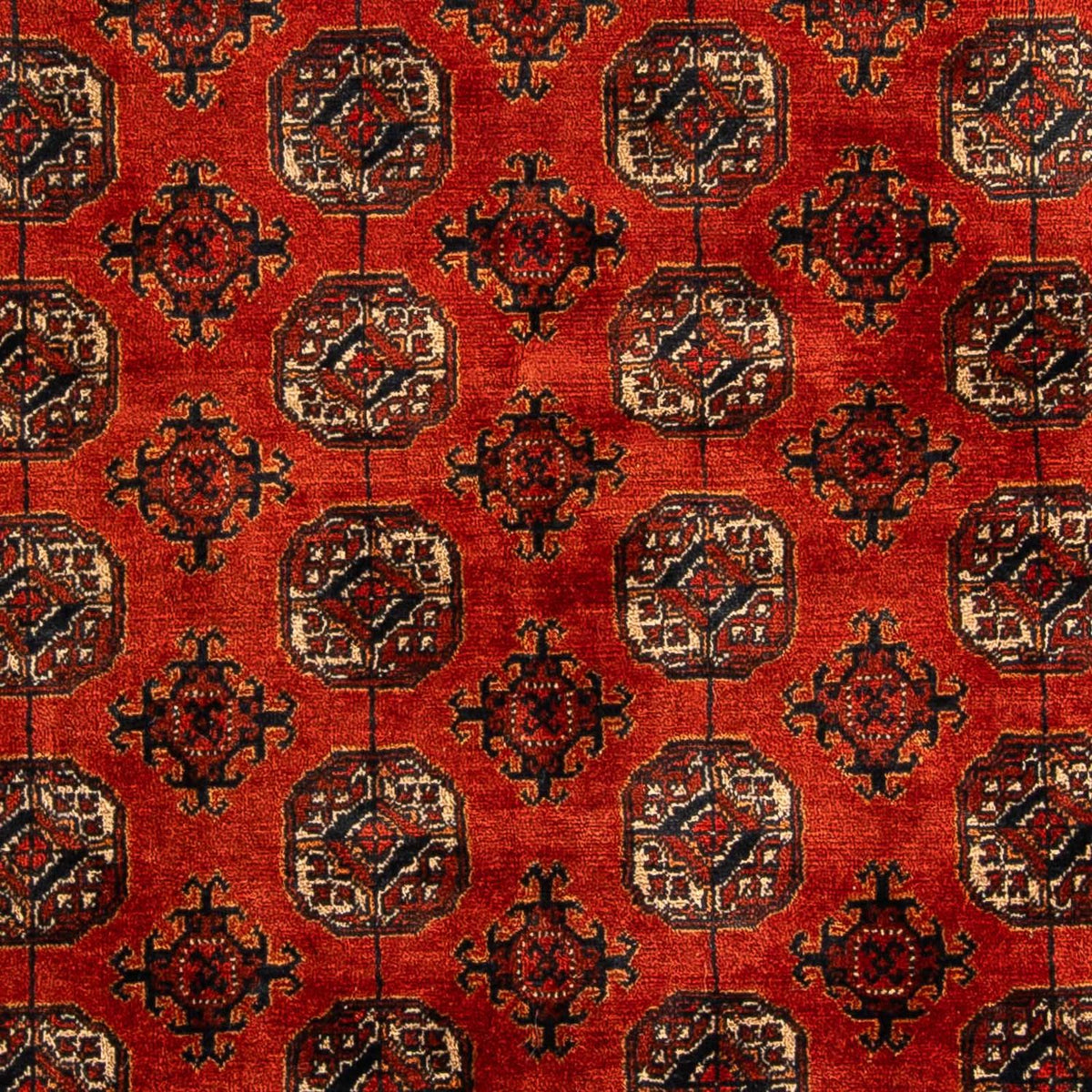 Tappeto afgano - Bukhara - 199 x 124 cm - rosso scuro
