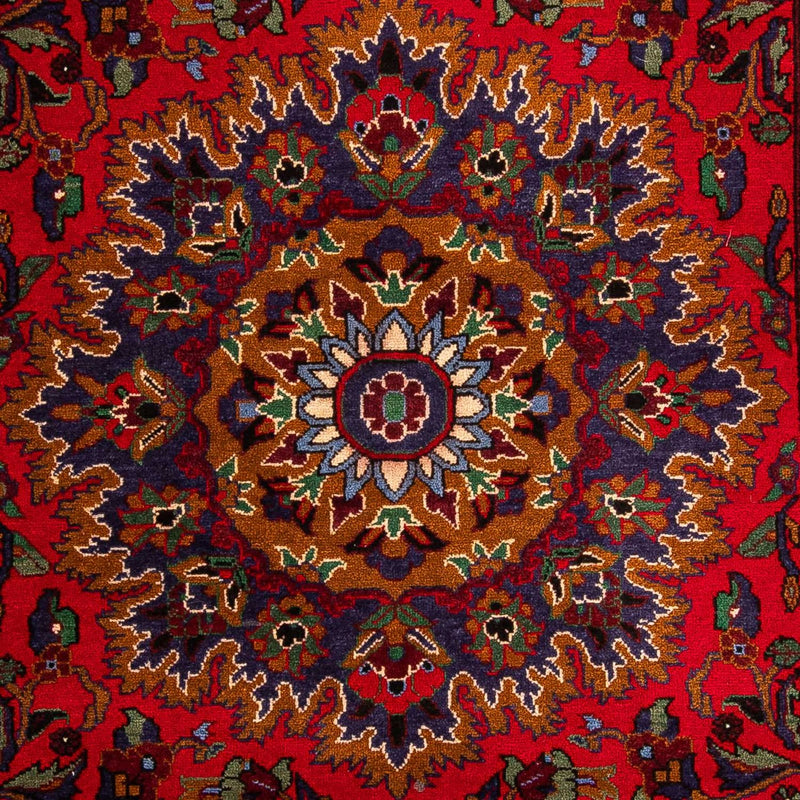 Tappeto corsia Tappeto afgano - 205 x 114 cm - rosso scuro
