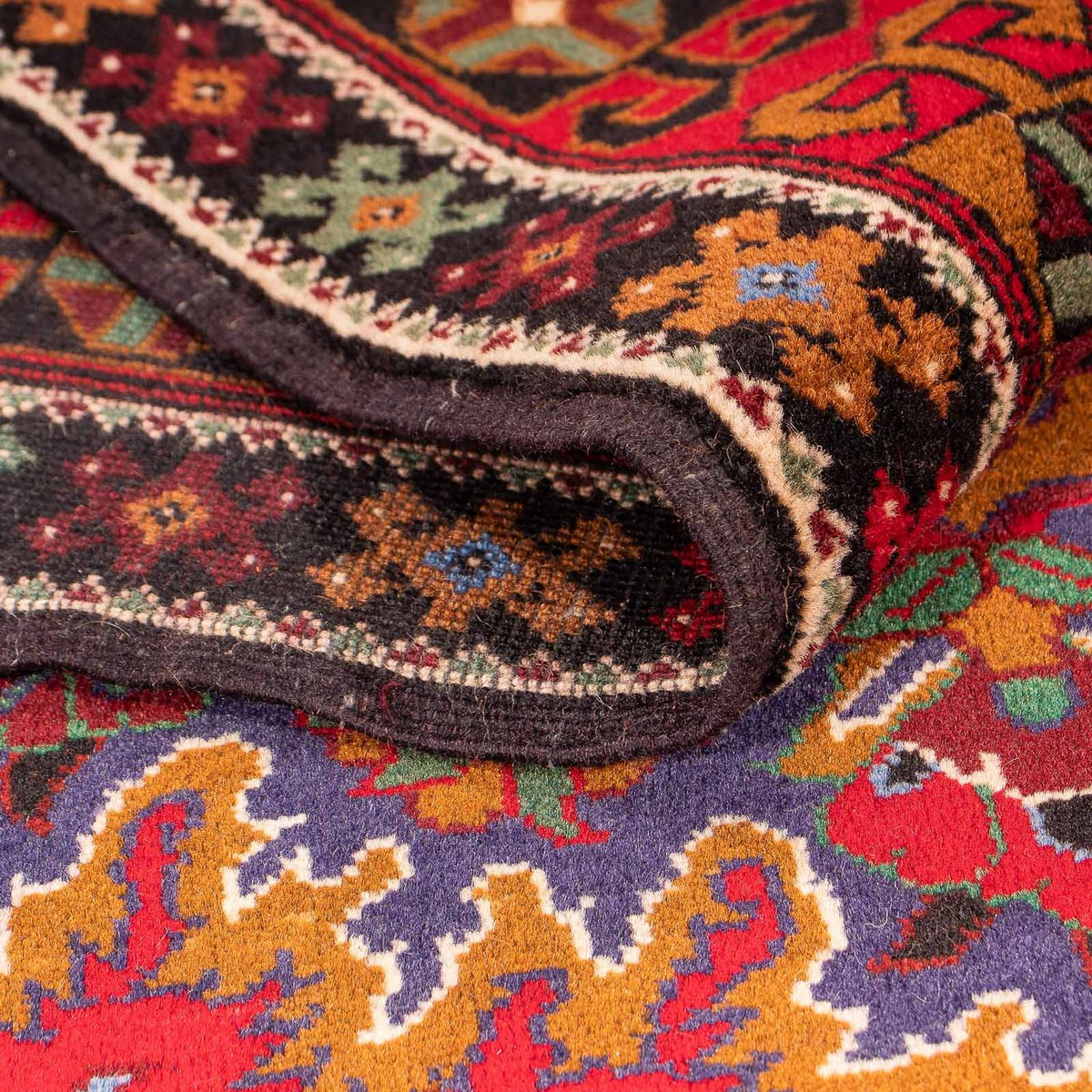 Tappeto corsia Tappeto afgano - 205 x 114 cm - rosso scuro