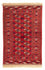 Tappeto Turkaman - 123 x 83 cm - rosso scuro