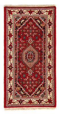 Tappeto orientale - Bidjar - Indo - 141 x 71 cm - rosso scuro