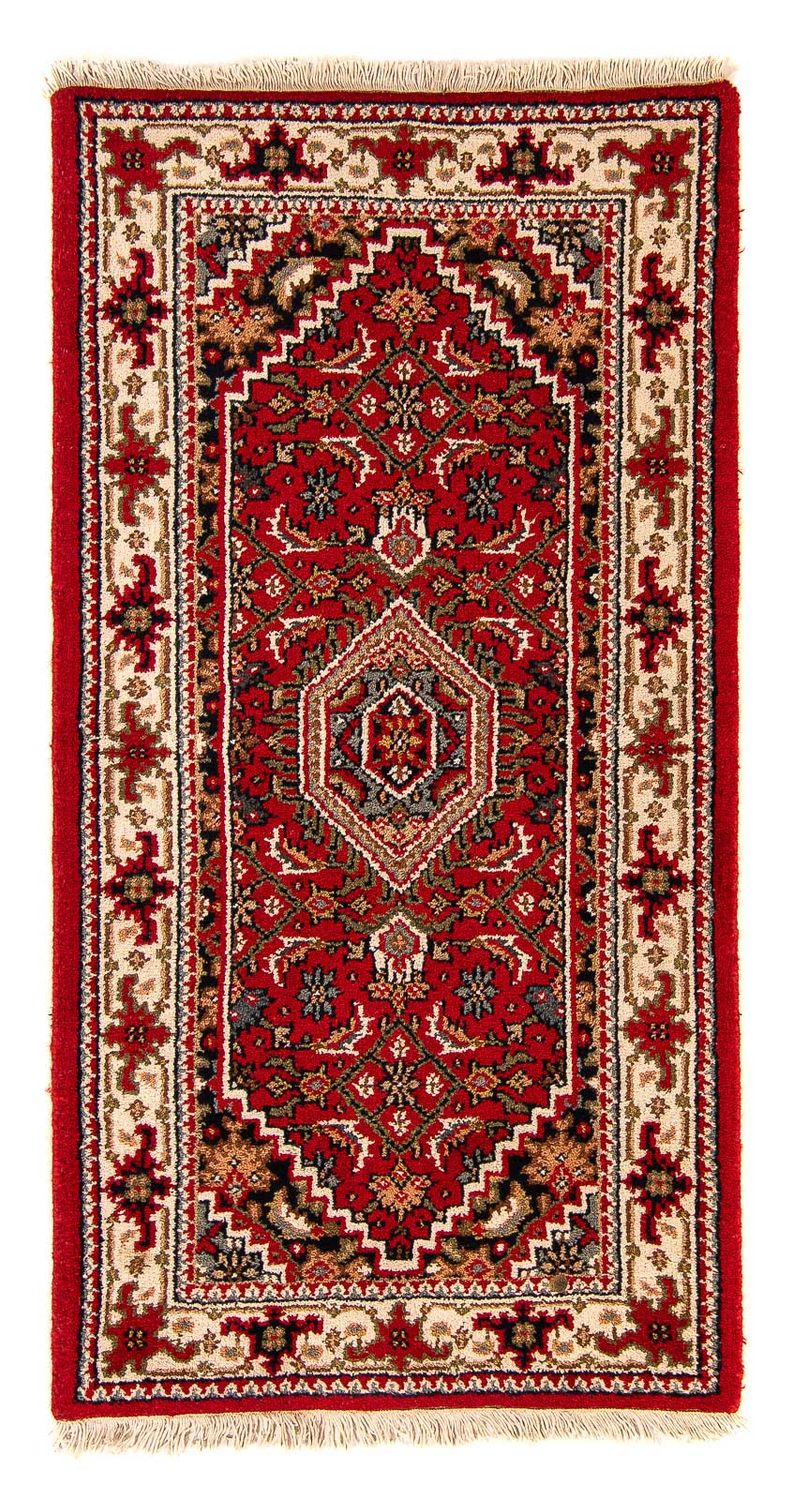 Tappeto orientale - Bidjar - Indo - 141 x 71 cm - rosso scuro