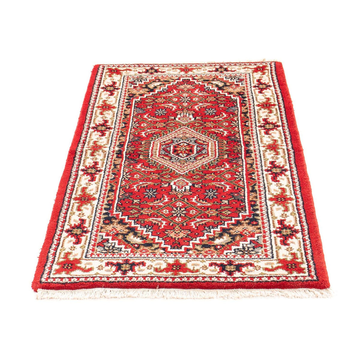 Tappeto orientale - Bidjar - Indo - 141 x 71 cm - rosso scuro