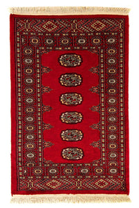 Tappeto Pakistani - 123 x 80 cm - rosso scuro