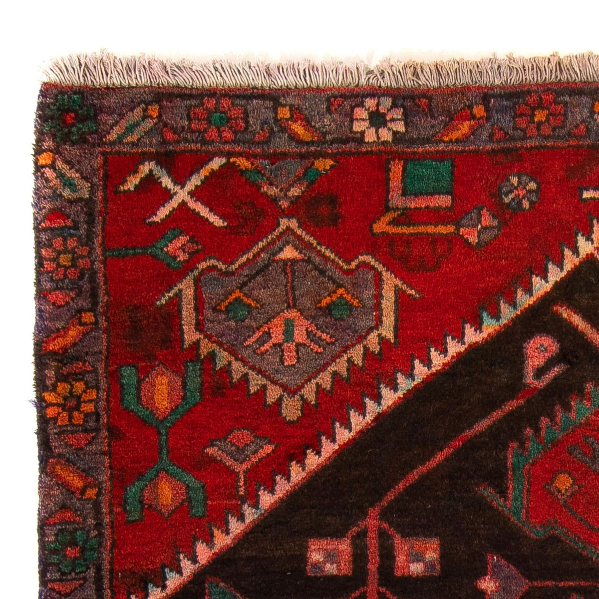 Tappeto Persero - Nomade - 177 x 108 cm - rosso scuro