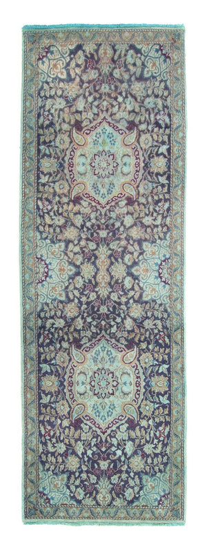 Tappeto corsia Tappeto Persero - Nain - Reale - 290 x 92 cm - blu scuro