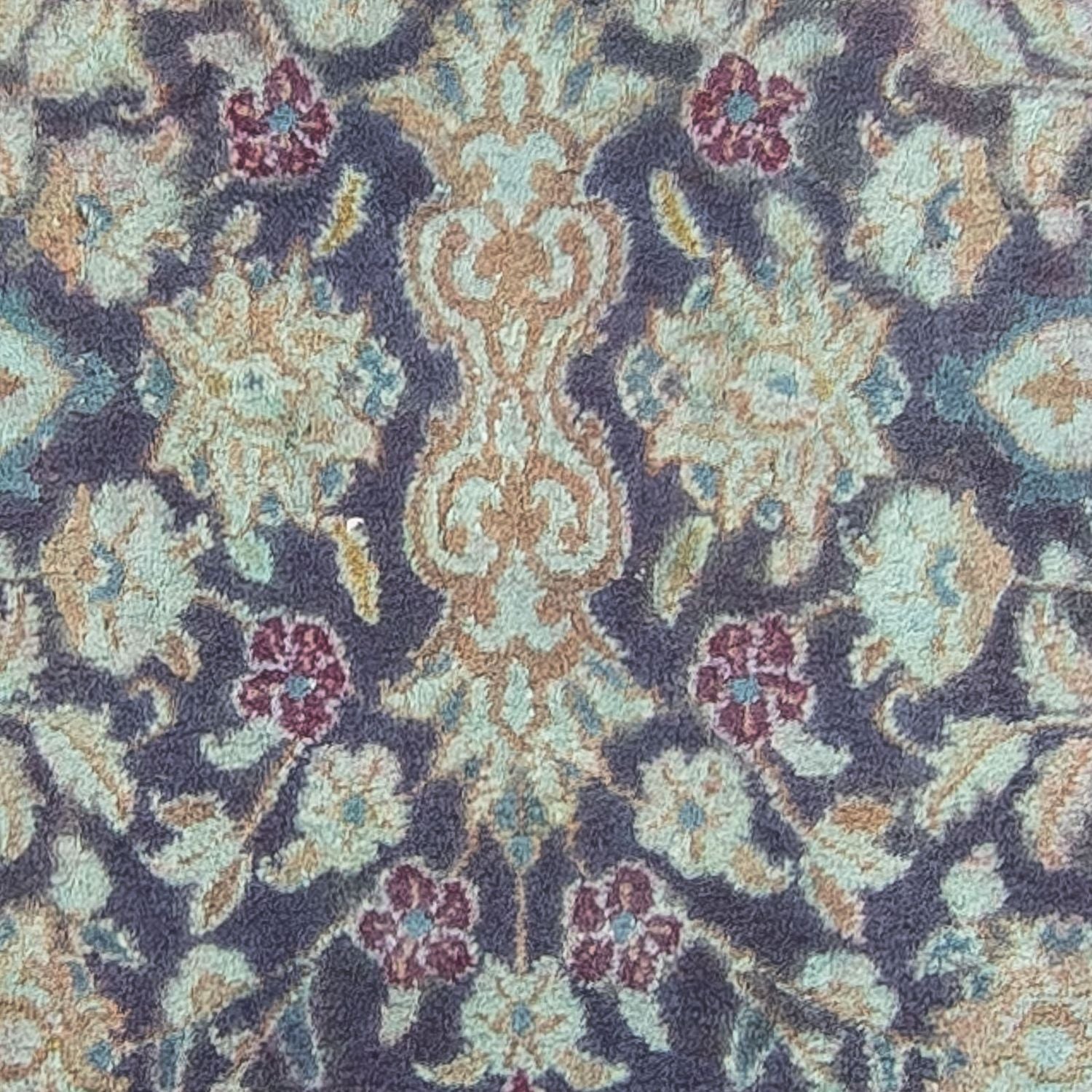 Tappeto corsia Tappeto Persero - Nain - Reale - 290 x 92 cm - blu scuro