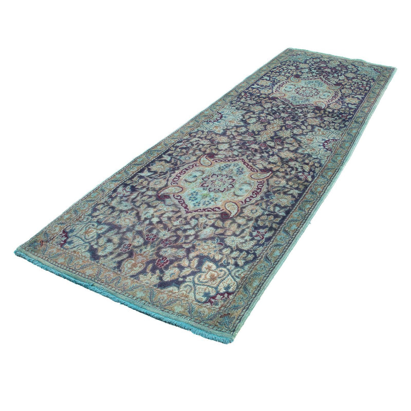 Tappeto corsia Tappeto Persero - Nain - Reale - 290 x 92 cm - blu scuro